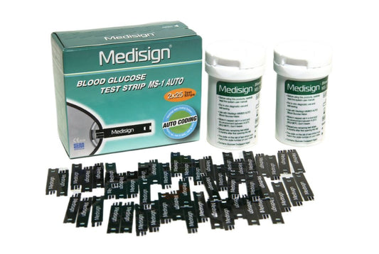Medisign MS-1 Blood Glucose Test Strips