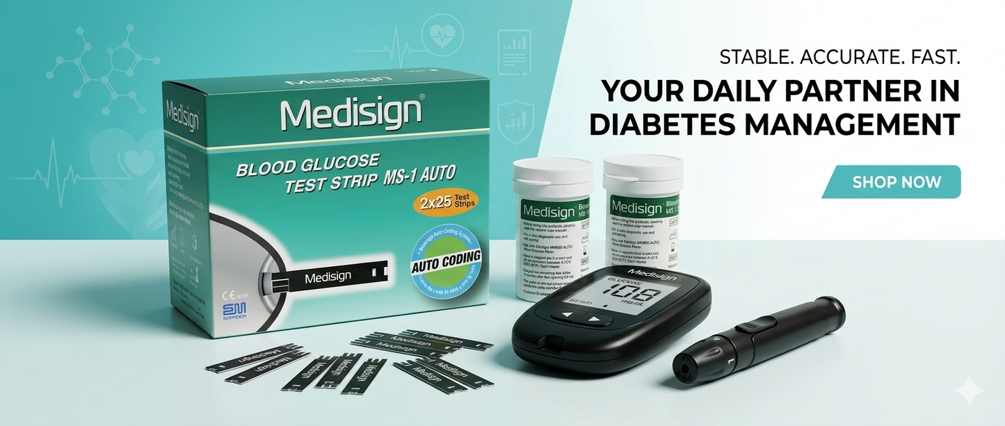Medisign MS-1 Blood Glucose Test Strips