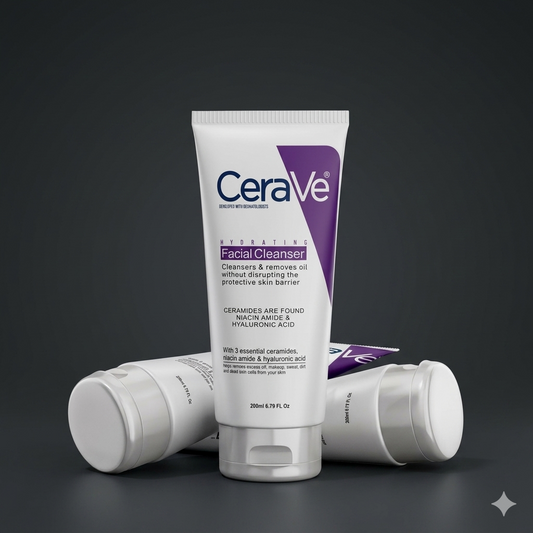 CeraVe Hydrating Facial Cleanser for All Skin Types – 200ml