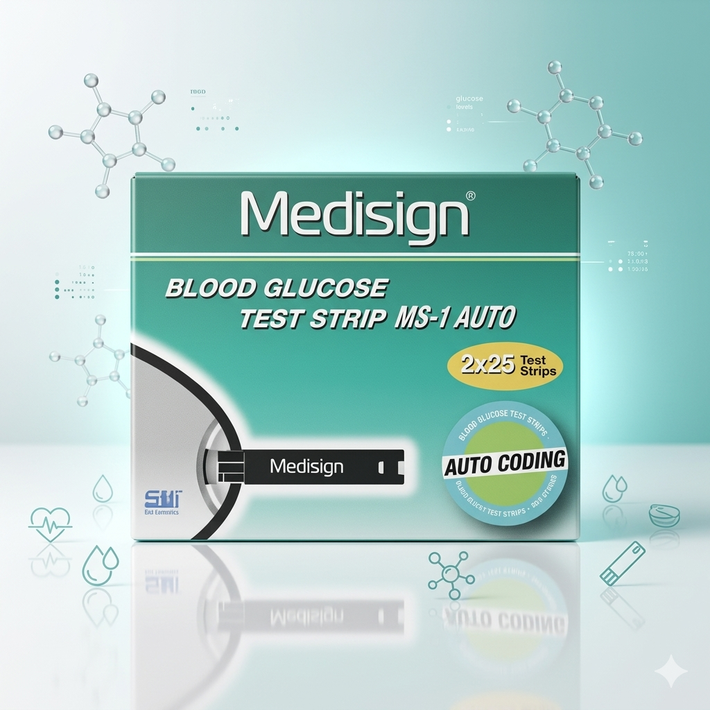 Medisign MS-1 Blood Glucose Test Strips