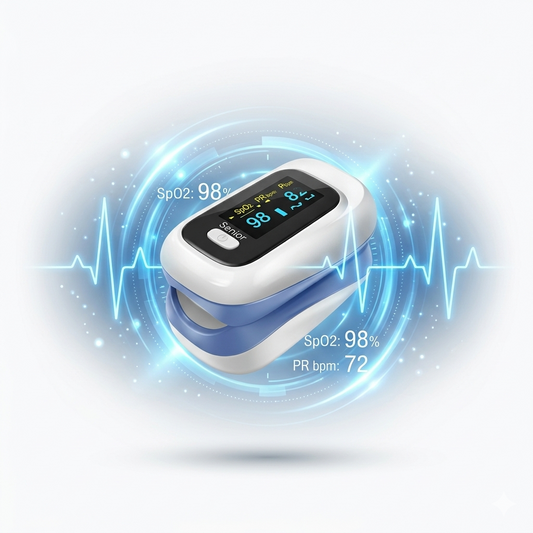 PO-1001 Fingertip Pulse Oximeter – Digital SpO₂ & Pulse Rate Monitor