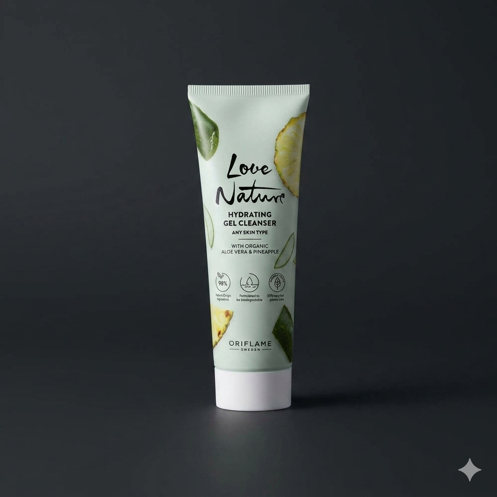 Aloe & Pineapple Brightening Facial Cleanser Gel – 125ml