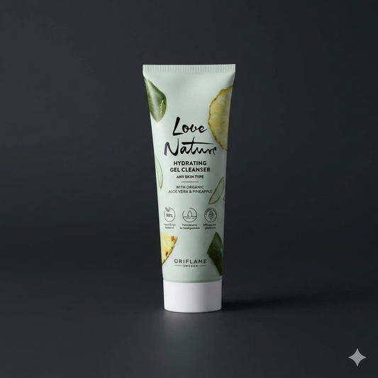 Aloe & Pineapple Brightening Facial Cleanser Gel – 125ml