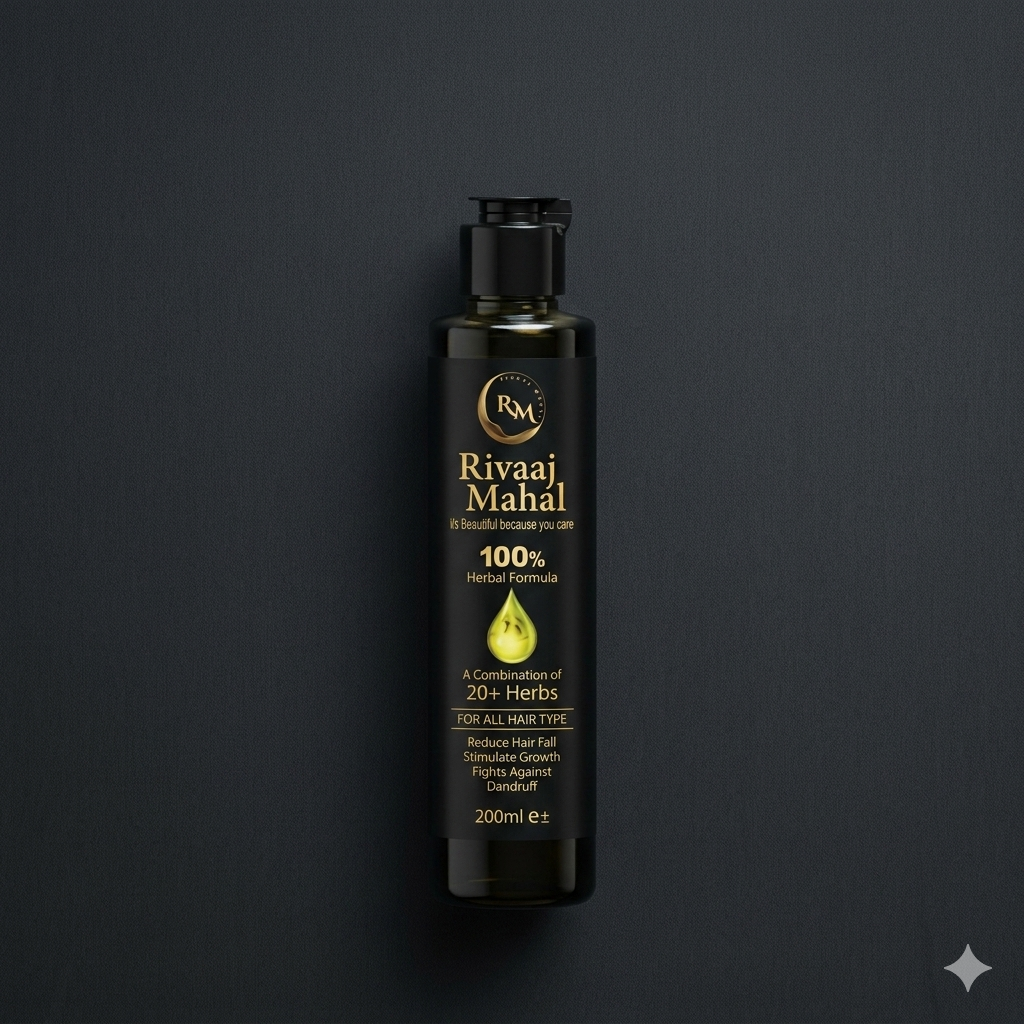 Rivaaj Mahal 100% Herbal Hair Oil for All Hair Types