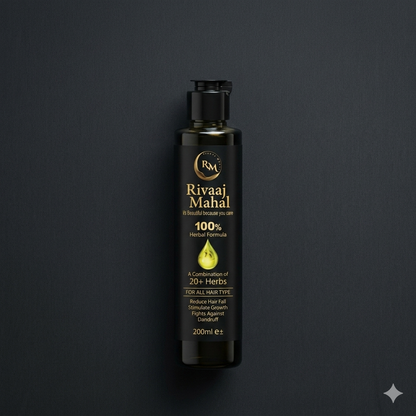 Rivaaj Mahal 100% Herbal Hair Oil for All Hair Types