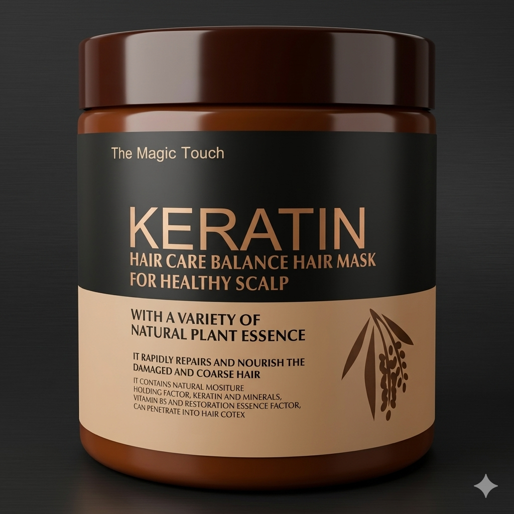 Keratin Repair Hair Mask for Dry & Damaged Hair – 500ml