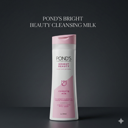 Pond's Bright Beauty Cleansing Milk Pearl Glow – 150ml