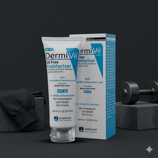 Dermive Oil-Free Moisturizer SPF 20 for All Skin Types