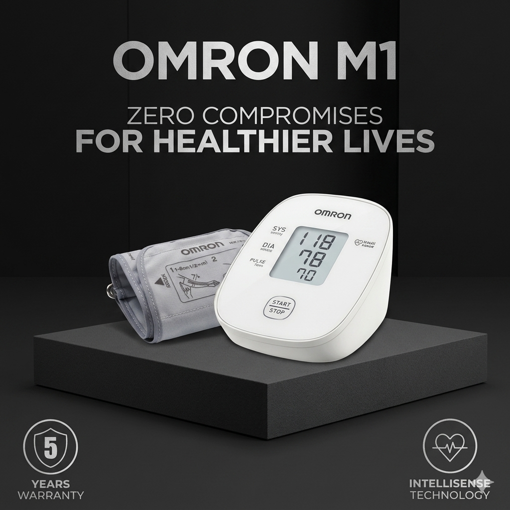 Omron M1 Digital Blood Pressure Monitor with IntelliSense Technology