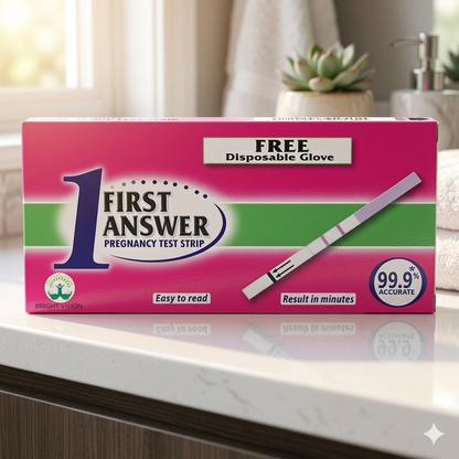 First Answer Pregnancy Test Strip – Early Detection & Reliable Results