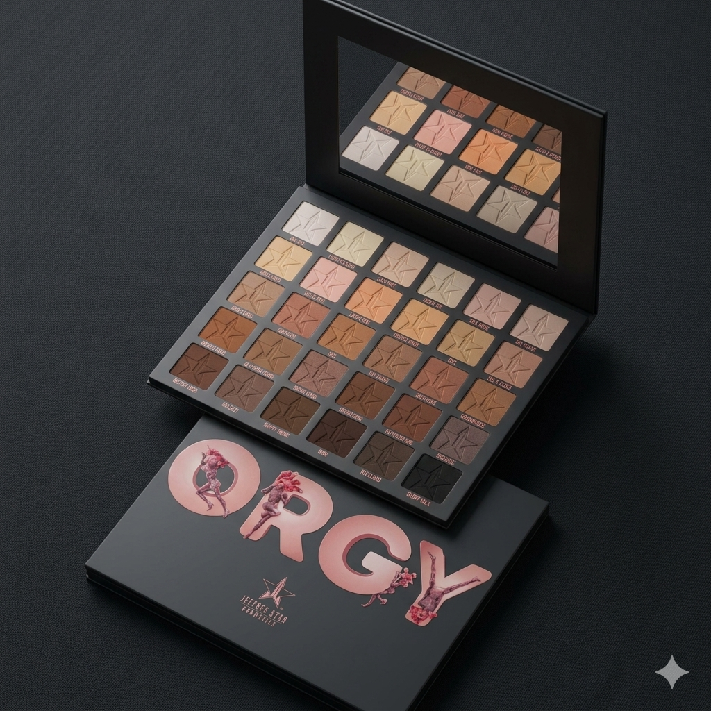 30 Shades Matte Eye Makeup Palette – Rose Gold Edition