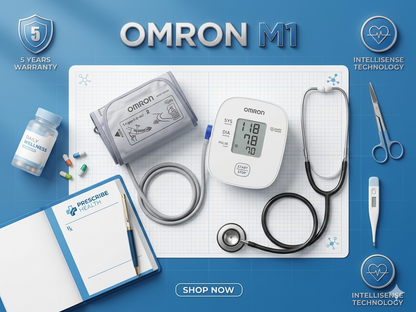 Omron M1 Digital Blood Pressure Monitor with IntelliSense Technology