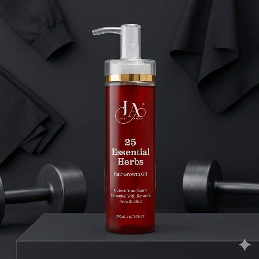 25 Essential Herbs Hair Growth Oil – Herbal Nourishing Formula