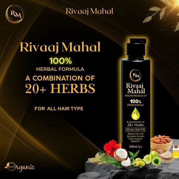 Rivaaj Mahal 100% Herbal Hair Oil for All Hair Types