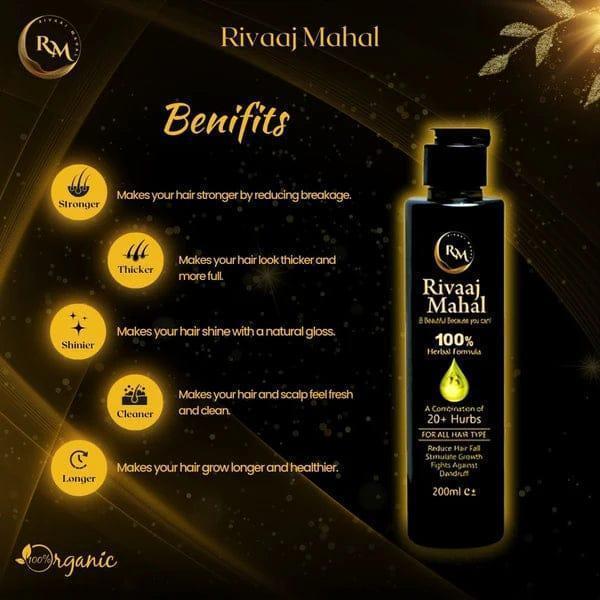 Rivaaj Mahal 100% Herbal Hair Oil for All Hair Types