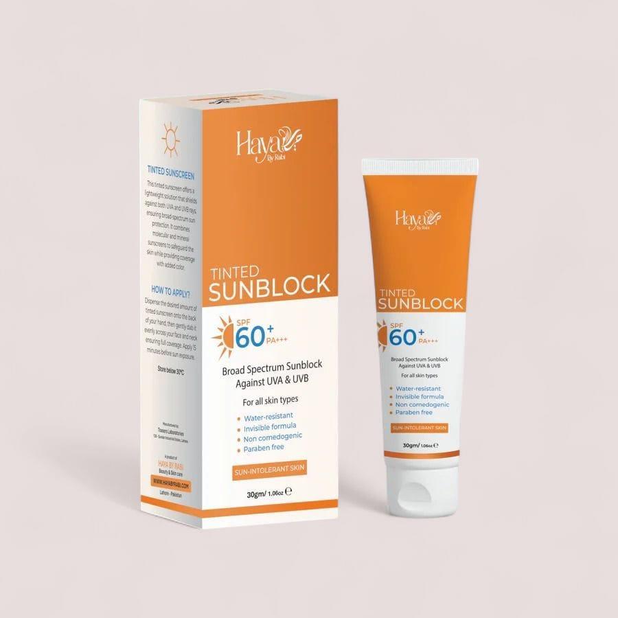 Tinted Sunblock with UVA & UVB Protection for Pakistani Sun