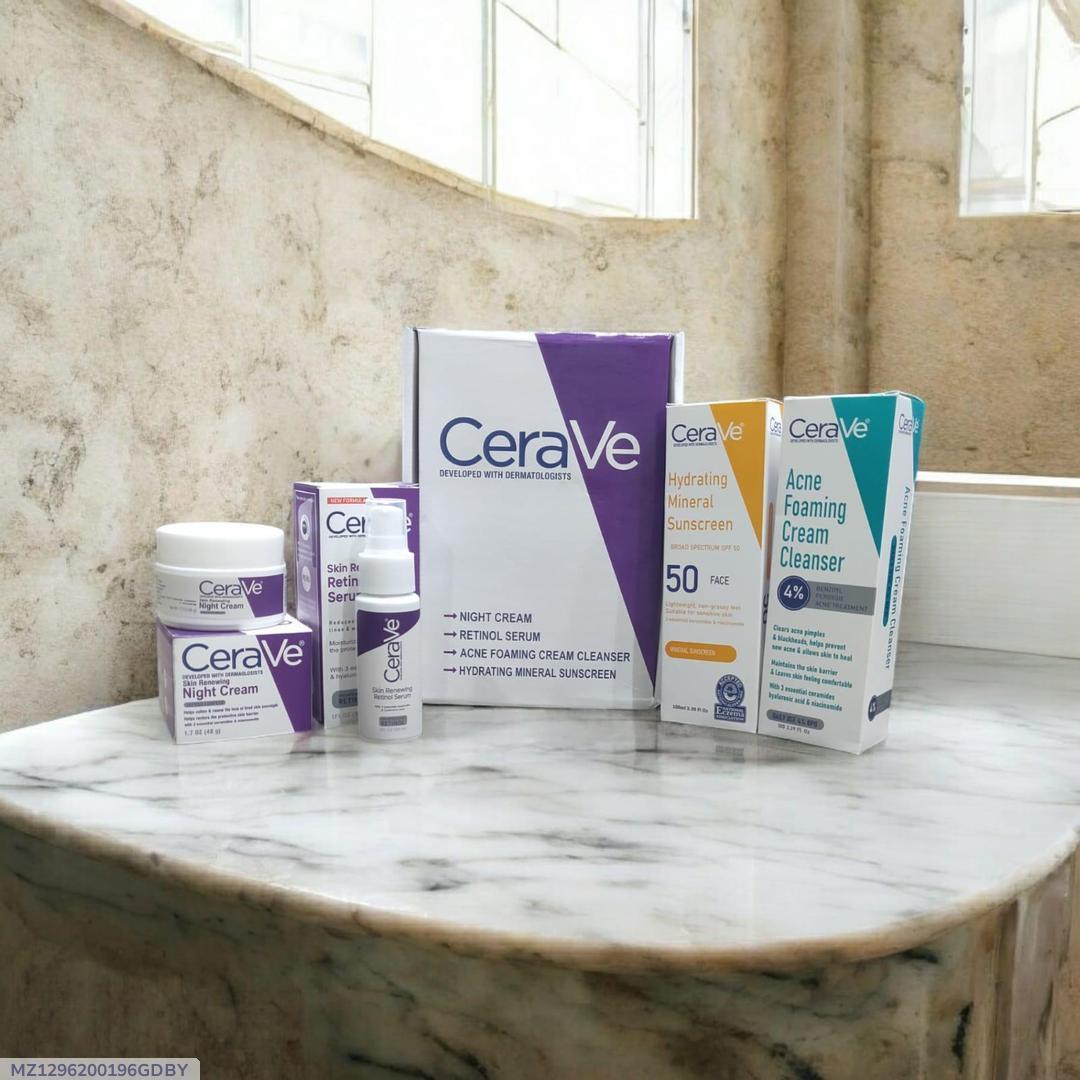 CeraVe 4-in-1 Complete Skincare Bundle for Pakistani Skin