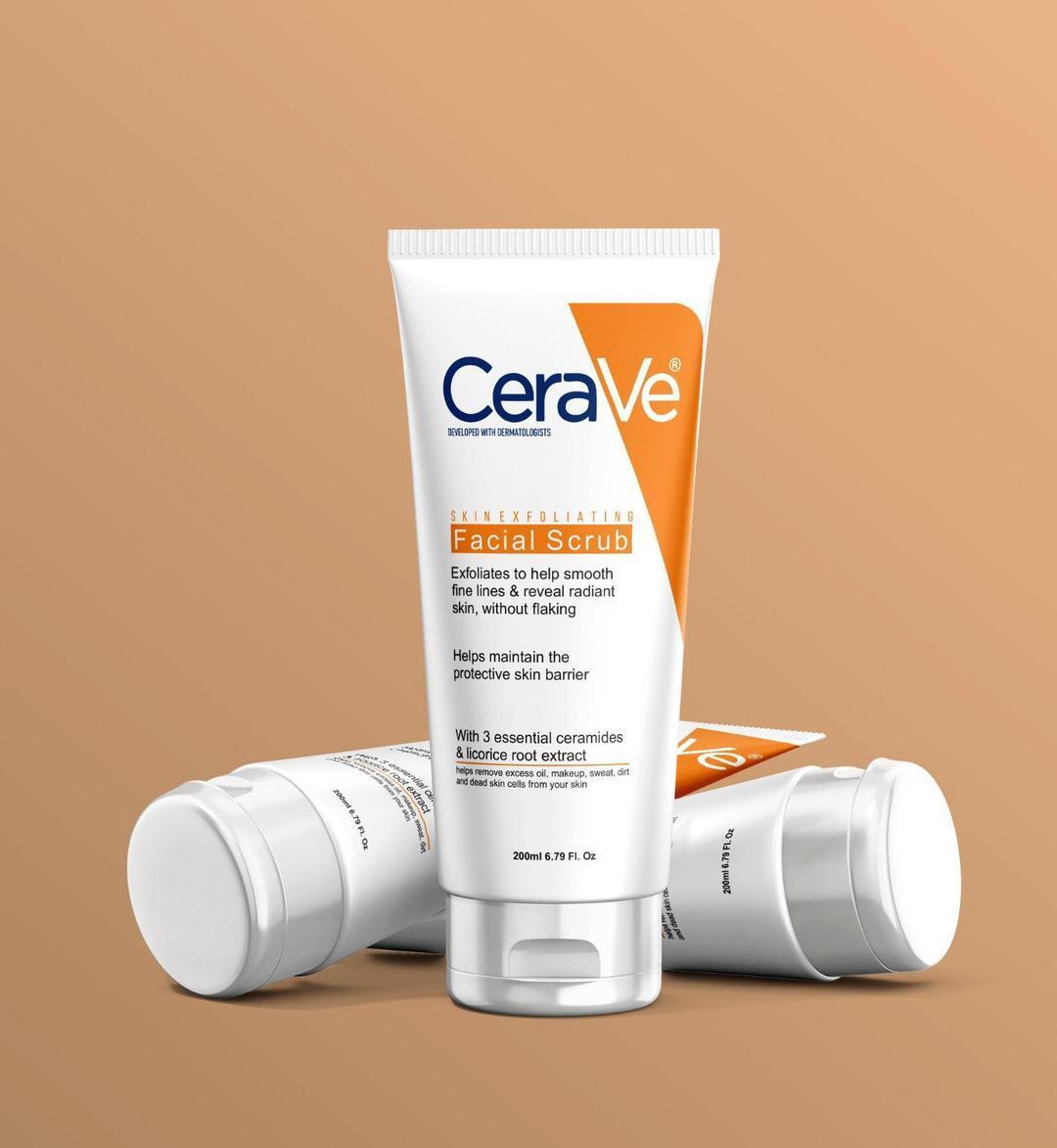 CeraVe Skin Exfoliating Facial Scrub for Smooth & Radiant Skin