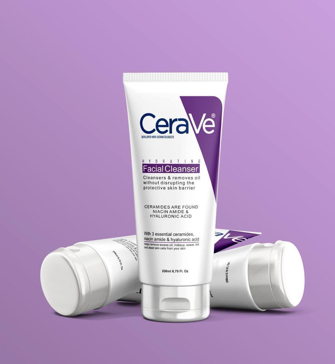 CeraVe Hydrating Facial Cleanser for All Skin Types – 200ml