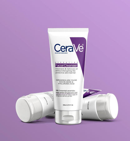 CeraVe Hydrating Facial Cleanser for All Skin Types – 200ml
