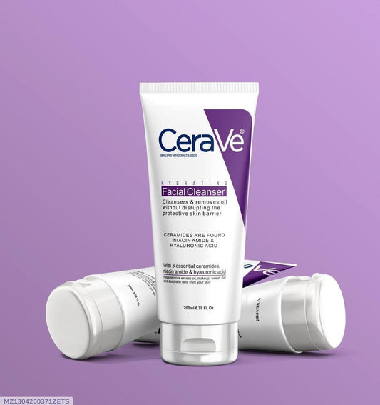 CeraVe Hydrating Facial Cleanser for All Skin Types – 200ml