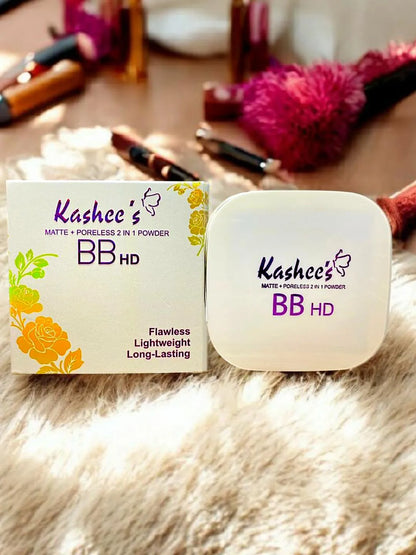 Kashees 2-in-1 Flawless BB HD Powder Compact