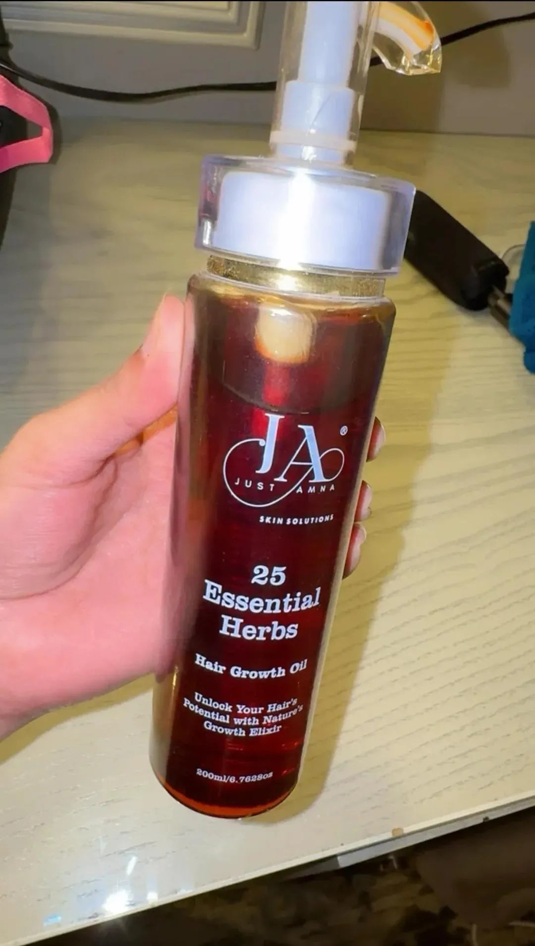 25 Essential Herbs Hair Growth Oil – Herbal Nourishing Formula