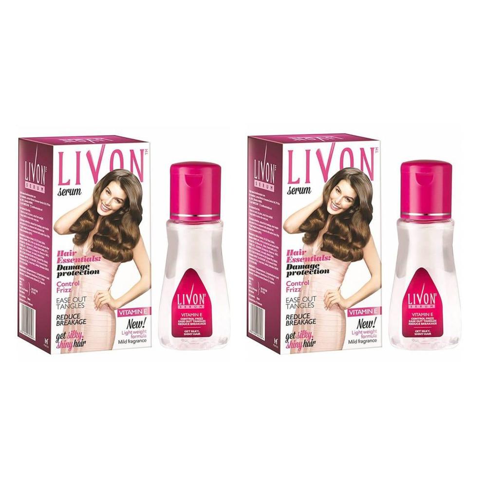 Livon Hair Serum Pink Frizz Control & Shine – 50ml