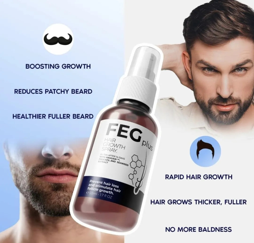 FEG Hair Growth Spray Anti-Dandruff & Frizz Control – 1 Fl Oz