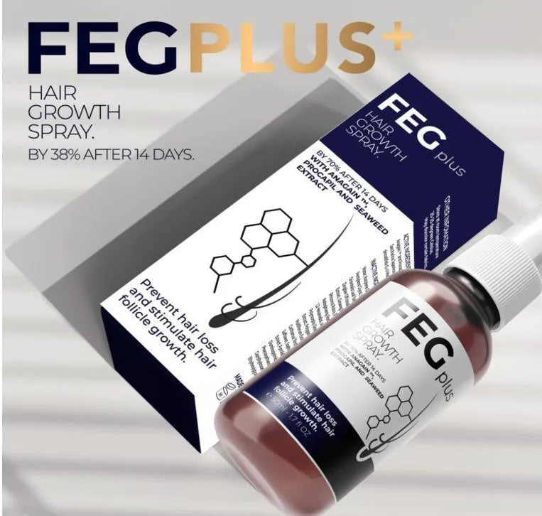 FEG Hair Growth Spray Anti-Dandruff & Frizz Control – 1 Fl Oz